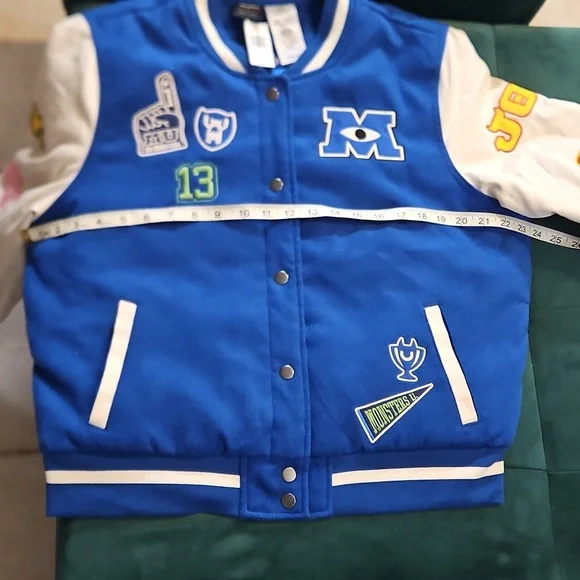 Disney Parks Pixar Monsters University Varsity Jacket By Her Universe College M - Picture 12 of 17